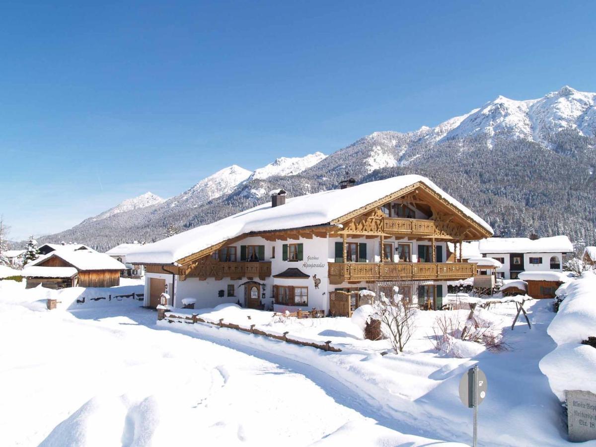 Gaestehaus Alpenparadies Krün Exterior foto